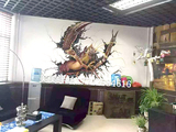 广州海珠区艺术办公楼彩绘